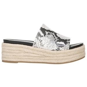 Franco Sarto Snakeskin Platform Sandals